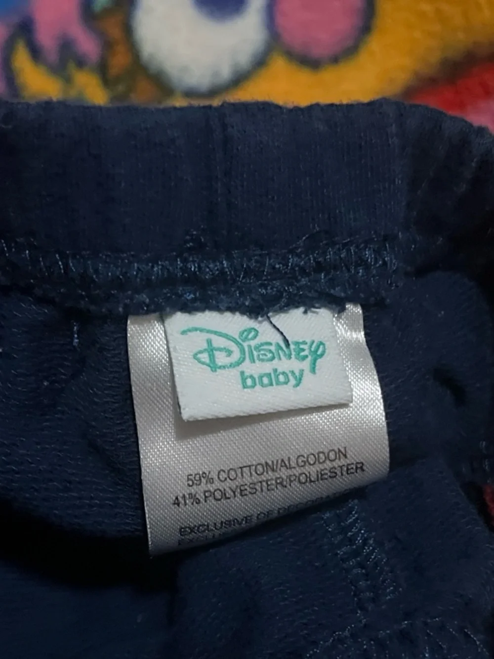 Disney Baby Navy and Teal Infant Top